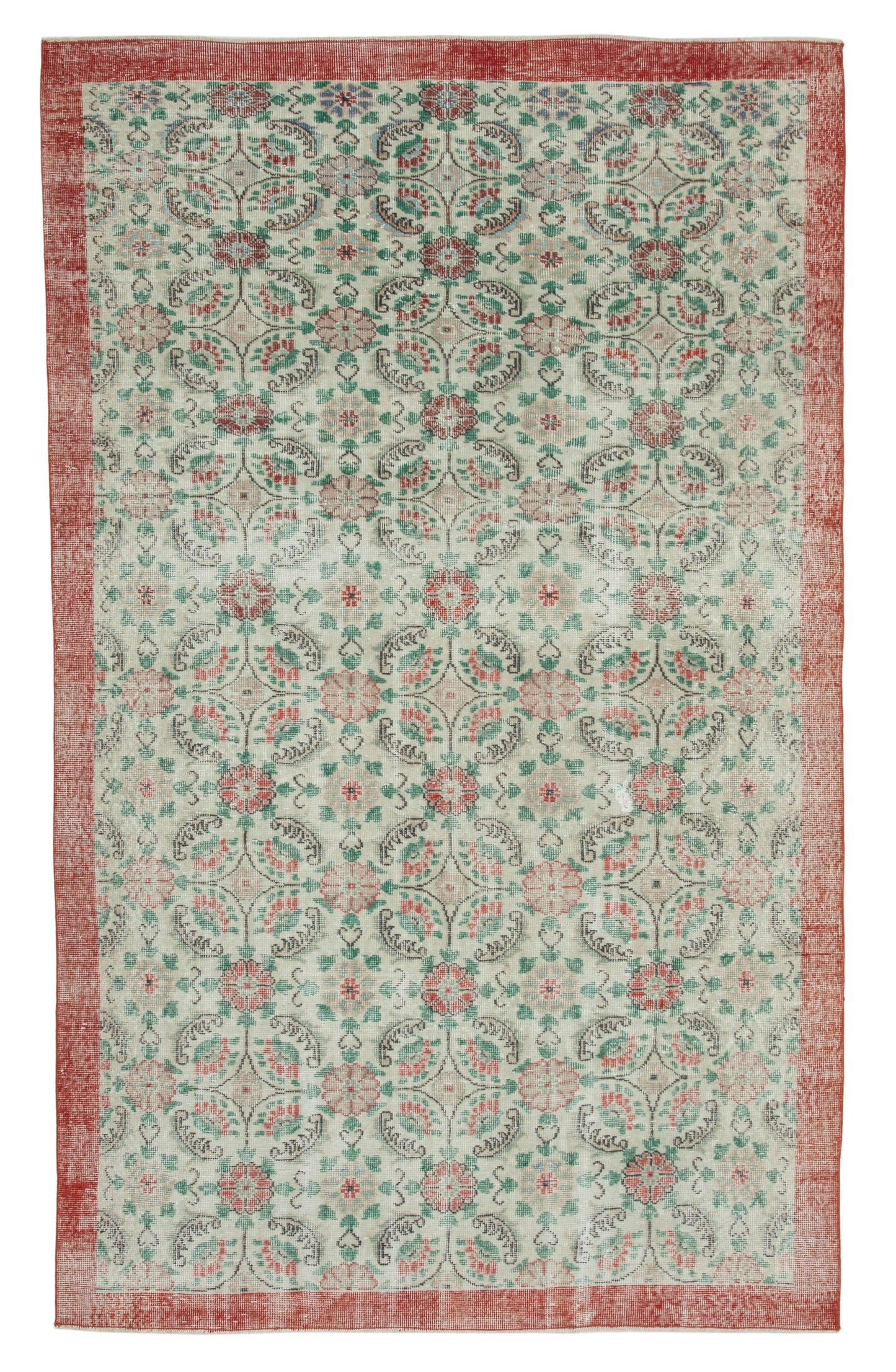 6x9 Red Bohemian Rug - 31331