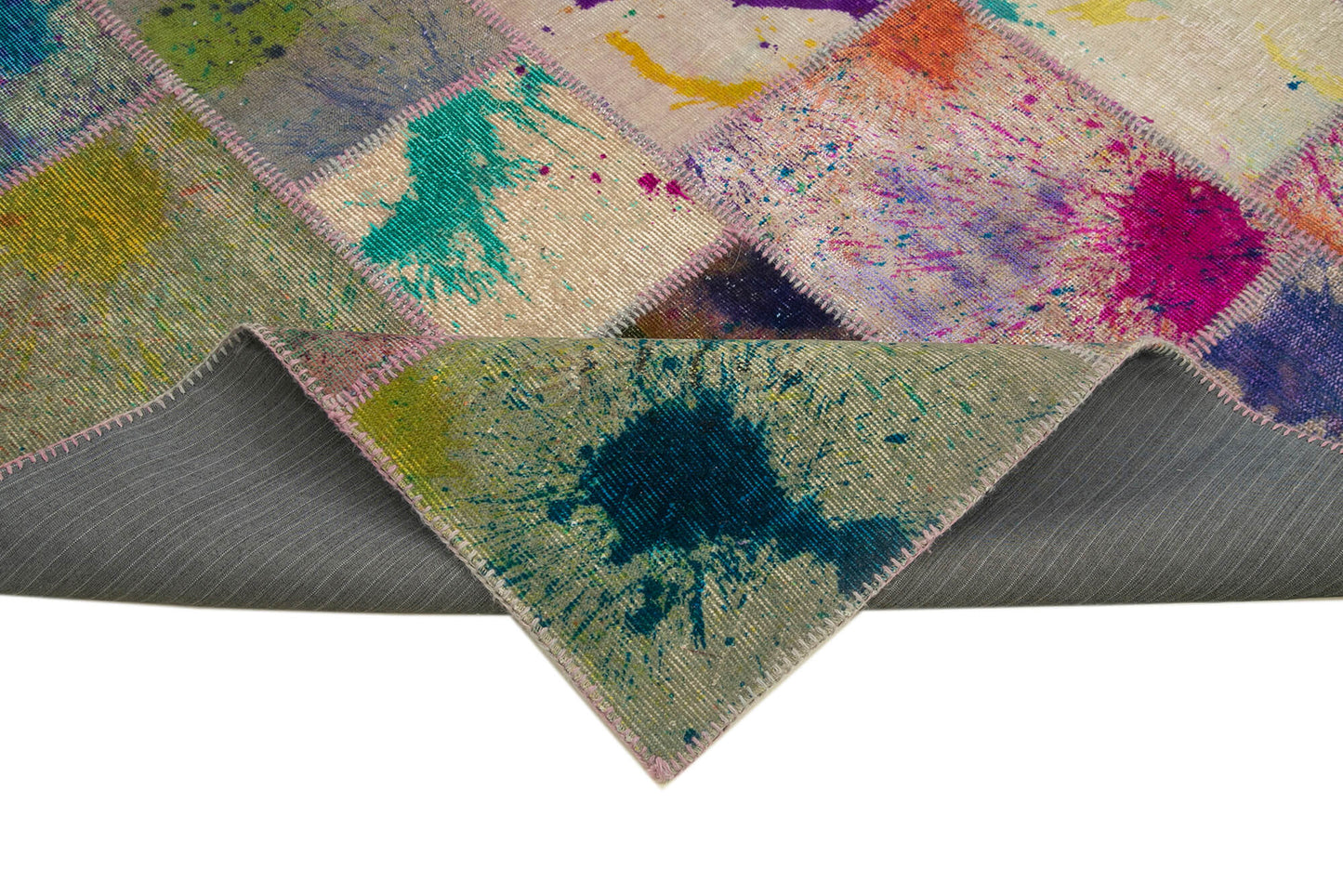 7x10 Multicolor Patchwork Rug - 31342