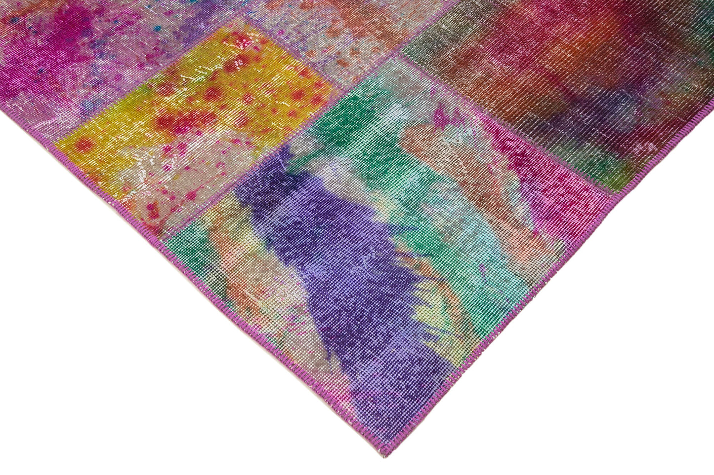 7x10 Multicolor Patchwork Rug - 31344