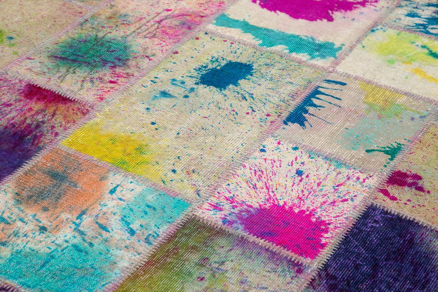 7x10 Multicolor Patchwork Rug - 31346