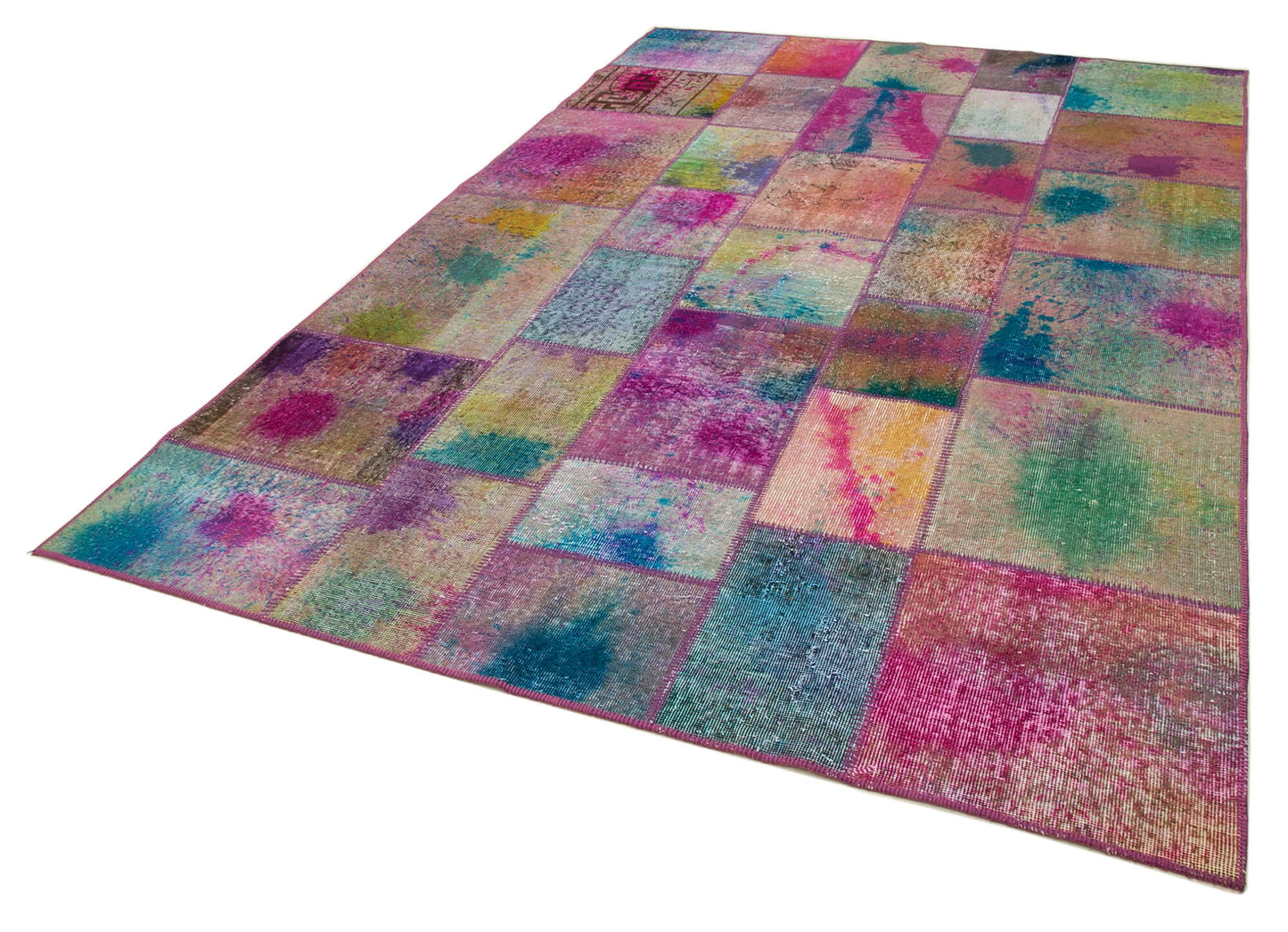 6x10 Multicolor Patchwork Rug - 31349