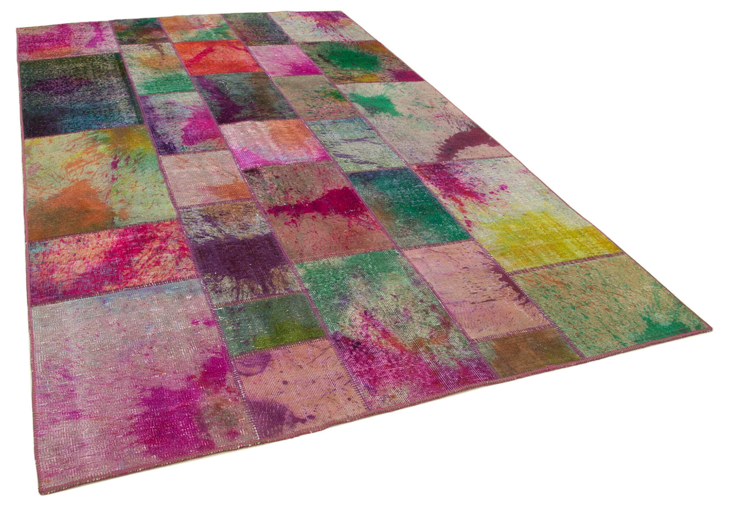 6x10 Multicolor Patchwork Rug - 31363