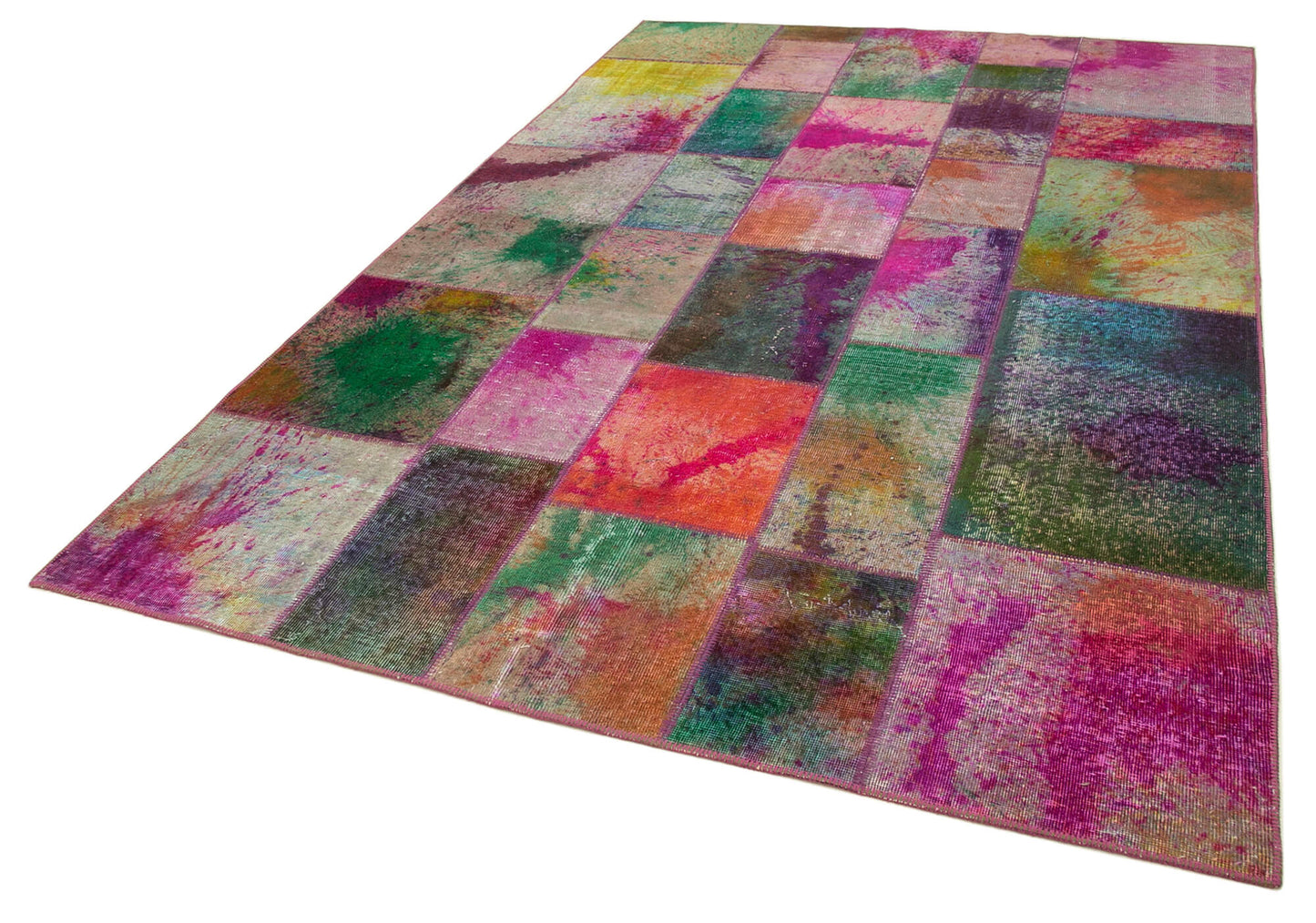 6x10 Multicolor Patchwork Rug - 31363