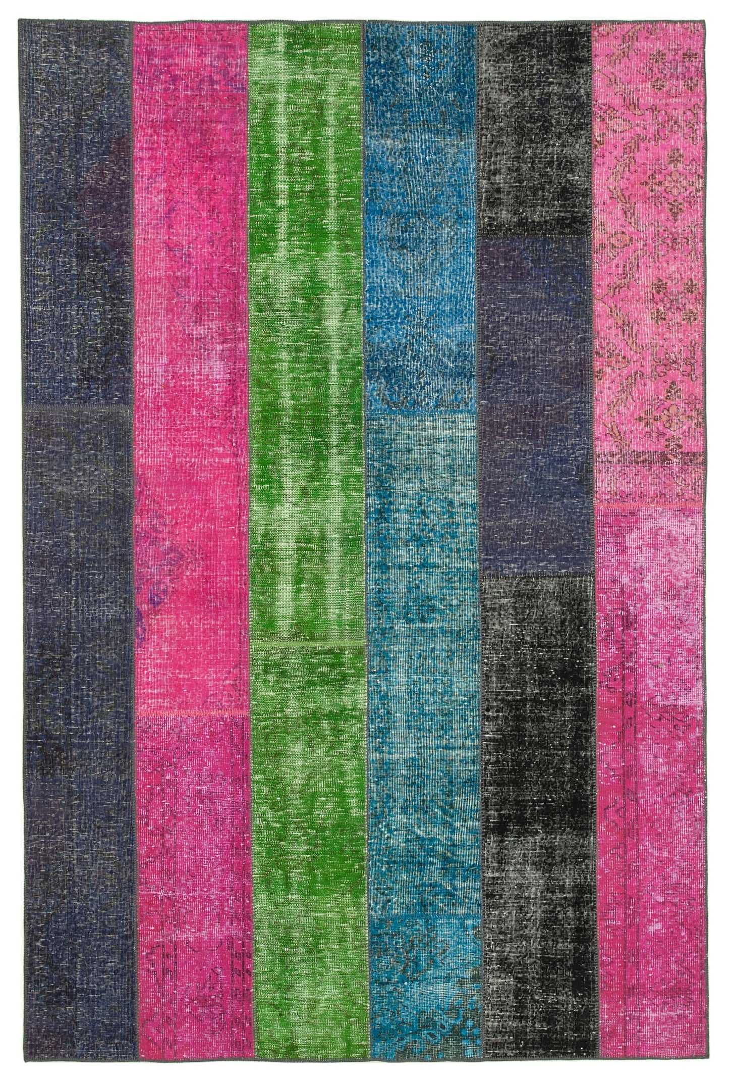 7x10 Multicolor Patchwork Rug - 31366