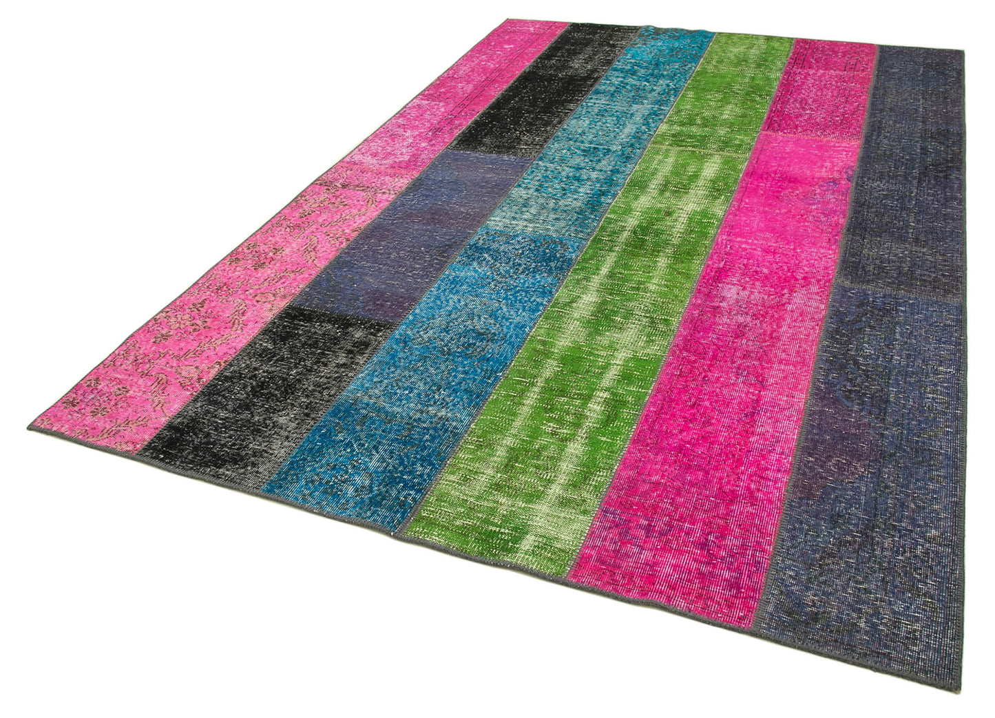 7x10 Multicolor Patchwork Rug - 31366