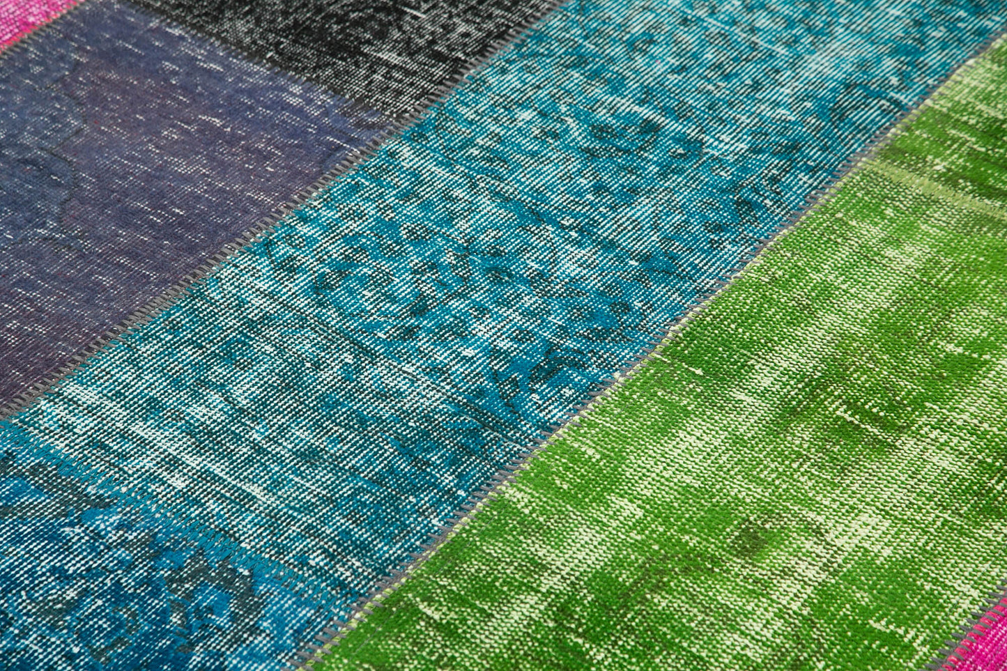 7x10 Multicolor Patchwork Rug - 31366