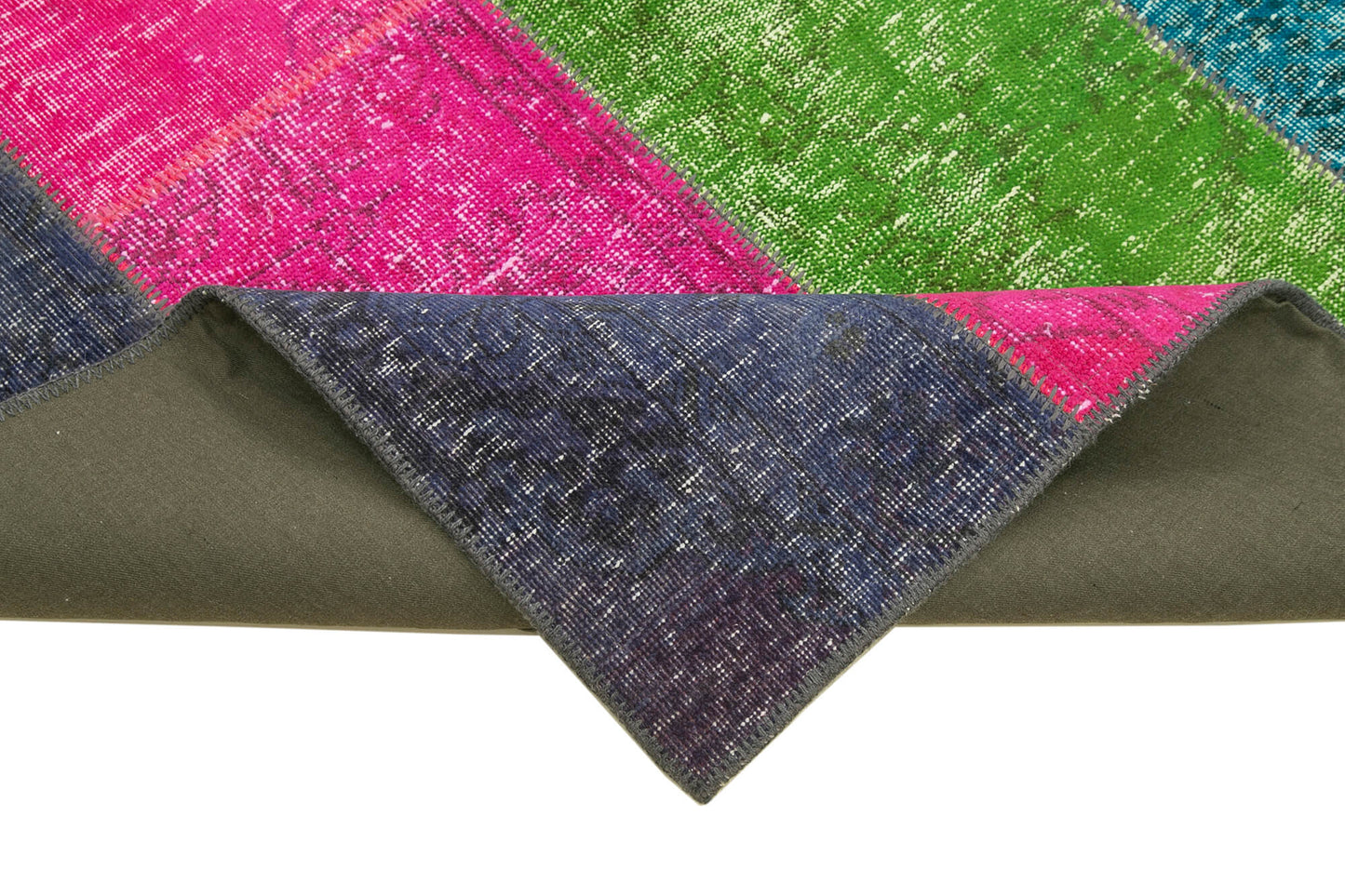 7x10 Multicolor Patchwork Rug - 31366