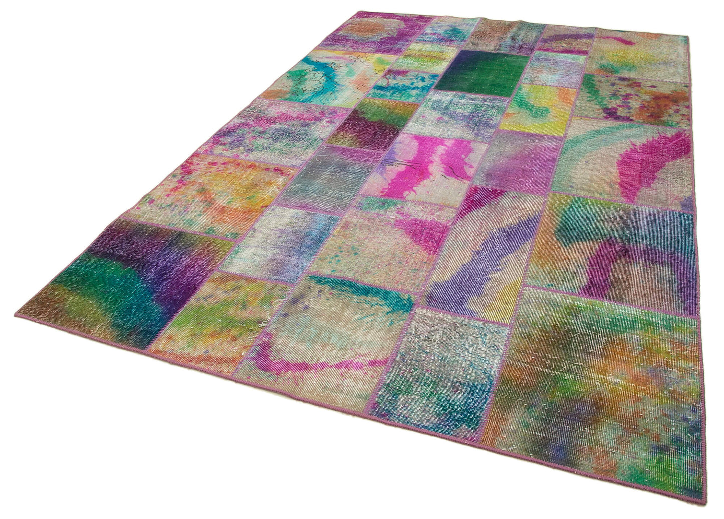 6x10 Multicolor Patchwork Rug - 31376