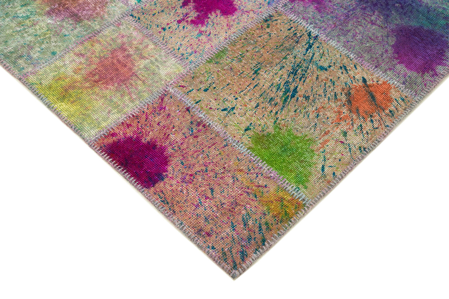7x10 Multicolor Patchwork Rug - 31402