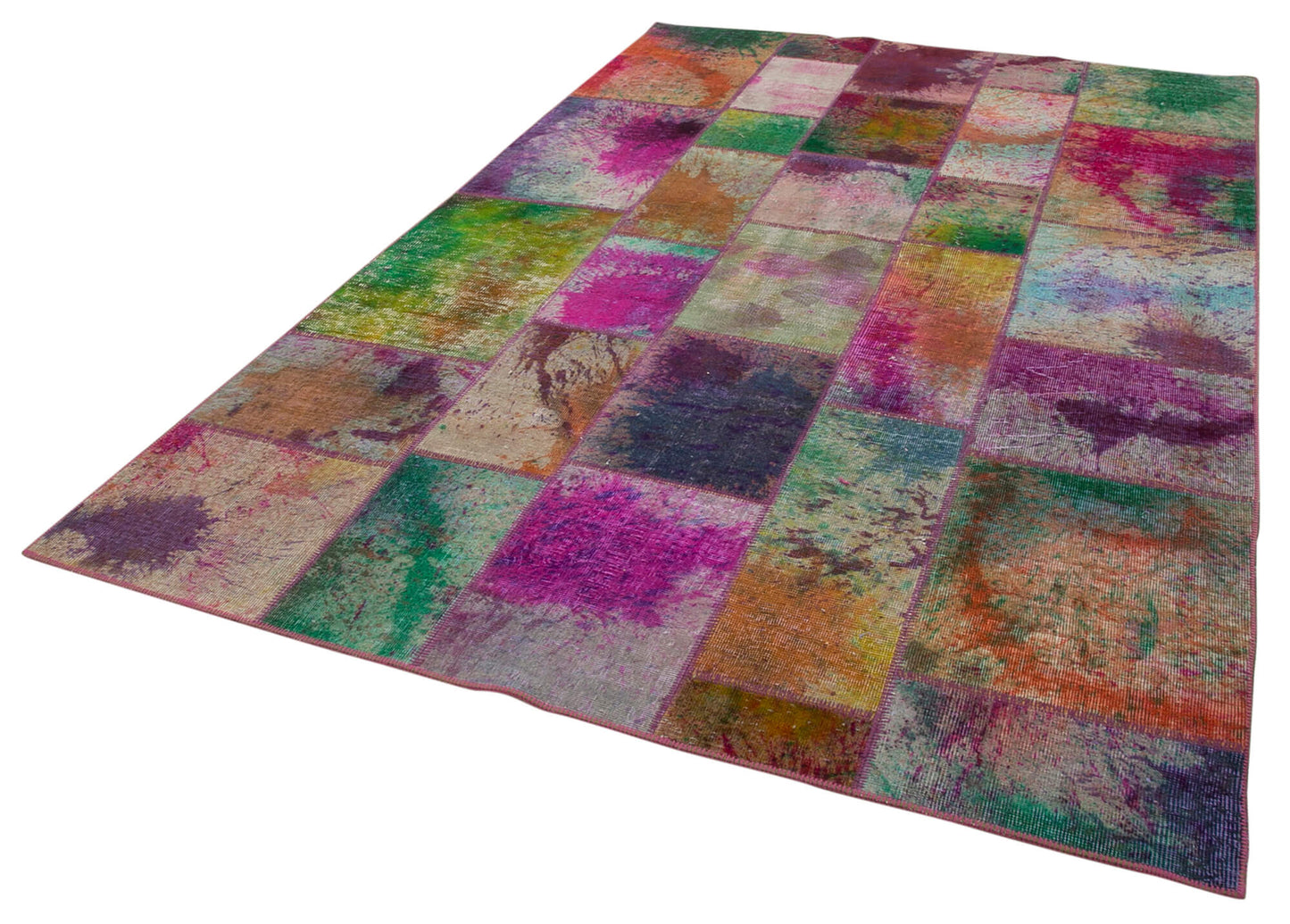 6x10 Multicolor Patchwork Rug - 31429