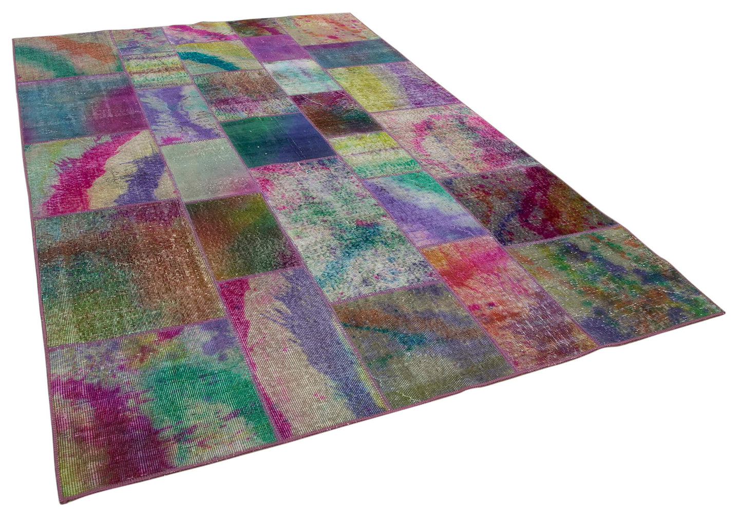 6x10 Multicolor Patchwork Rug - 31430