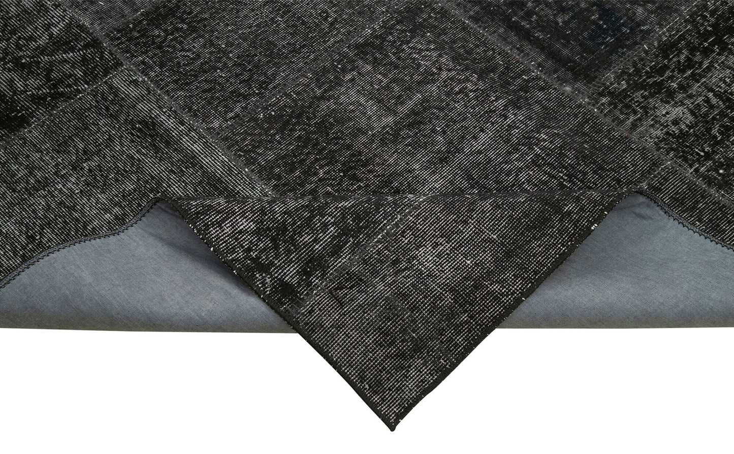6x10 Black Patchwork Rug - 31438