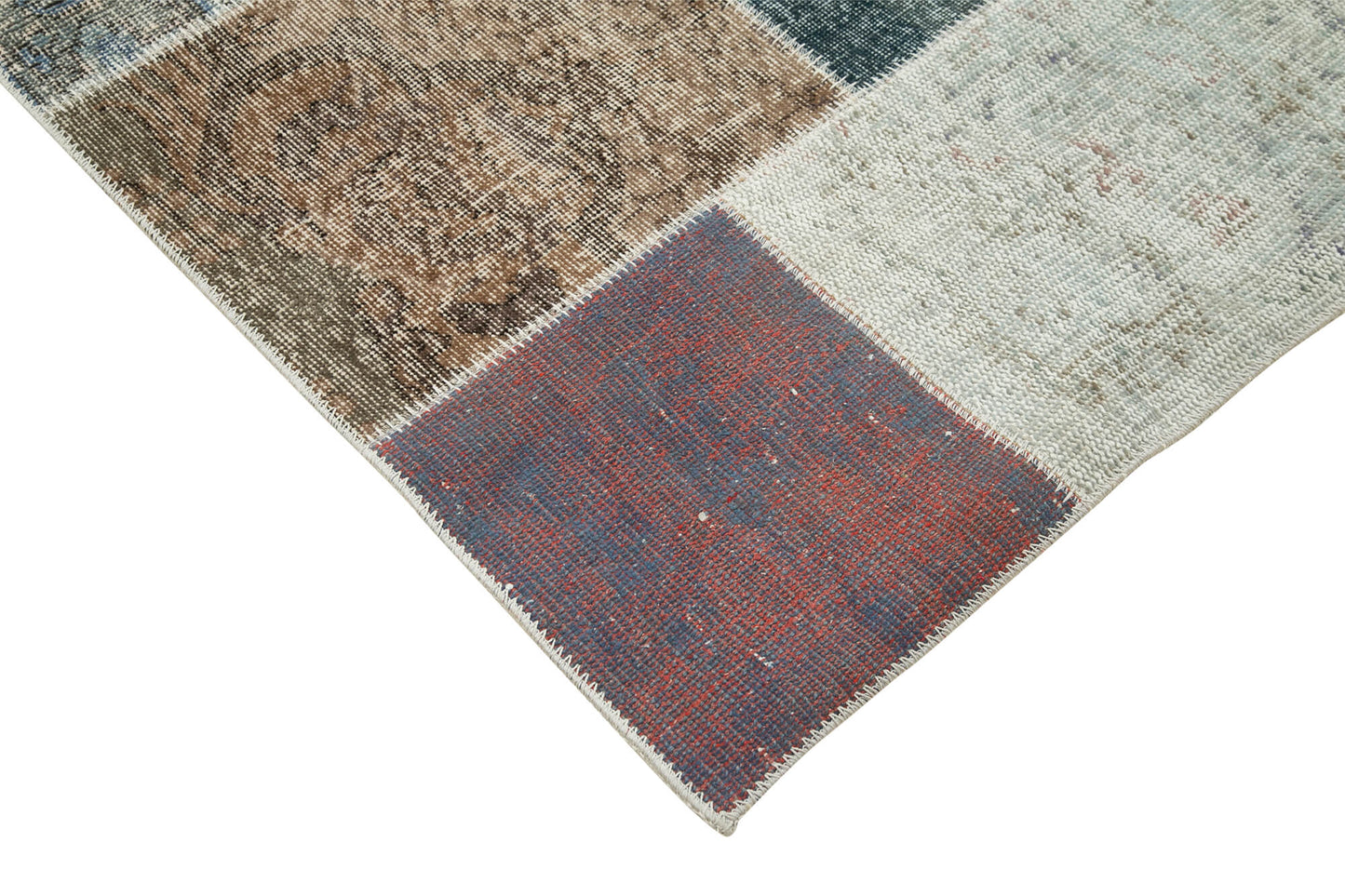 7x10 Multicolor Patchwork Rug - 31445
