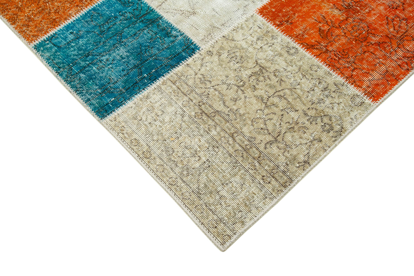 6x10 Multicolor Patchwork Rug - 31484