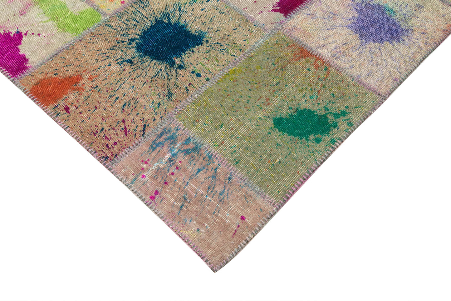 6x10 Multicolor Patchwork Rug - 31560