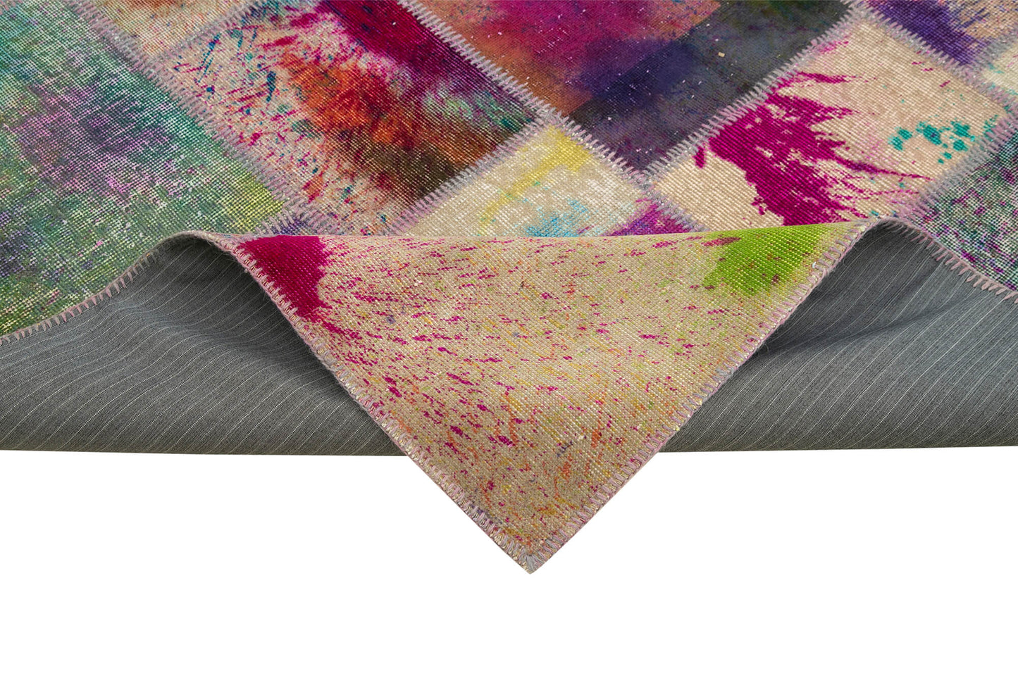 7x10 Multicolor Patchwork Rug - 31562