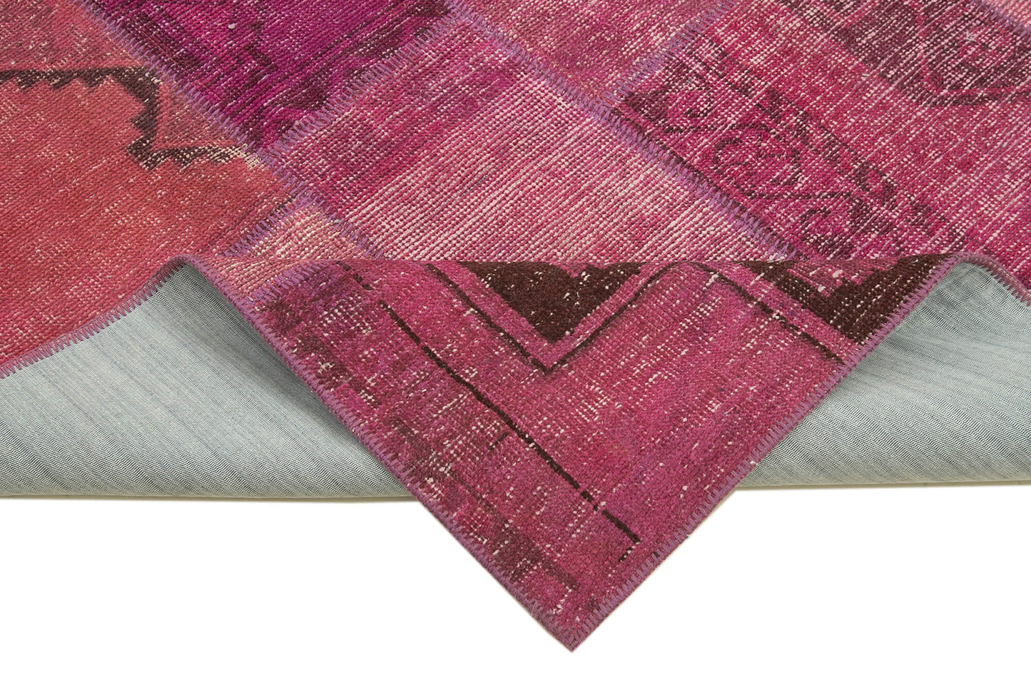 6x10 Pink Patchwork Rug - 31567