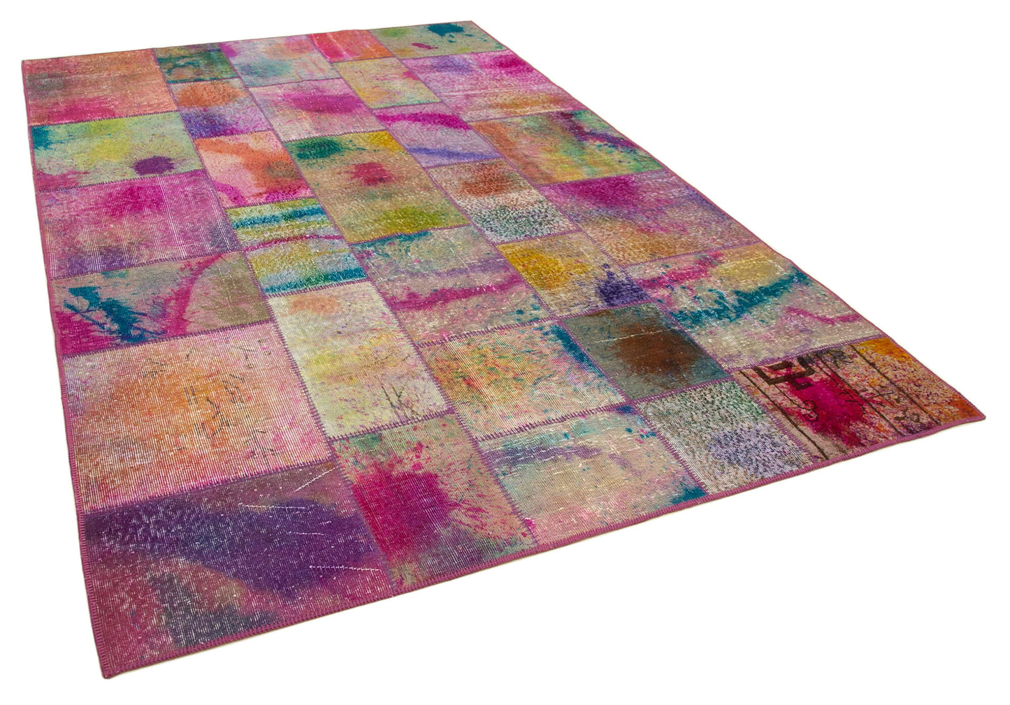 6x10 Multicolor Patchwork Rug - 31569