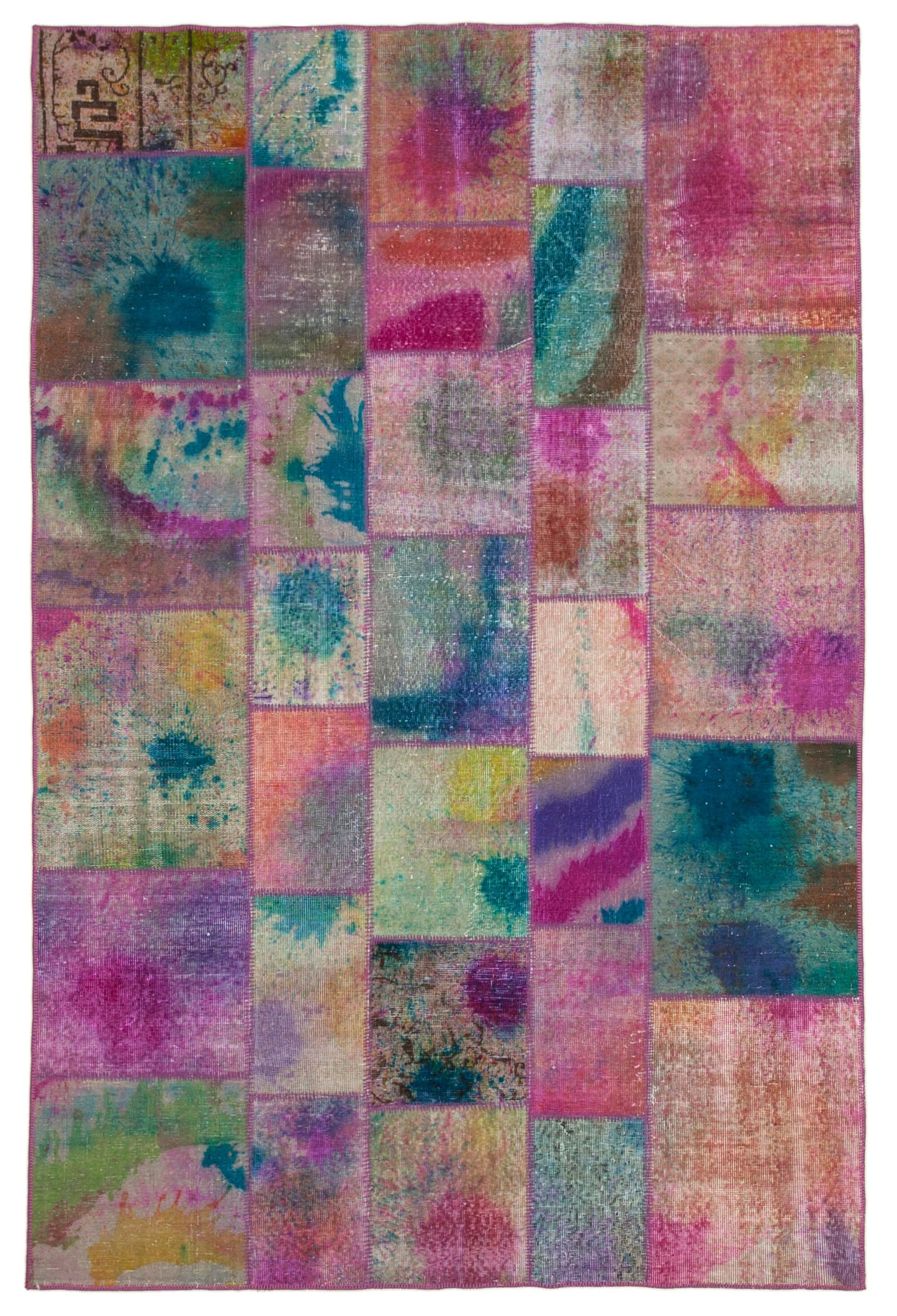 6x10 Multicolor Patchwork Rug - 31570