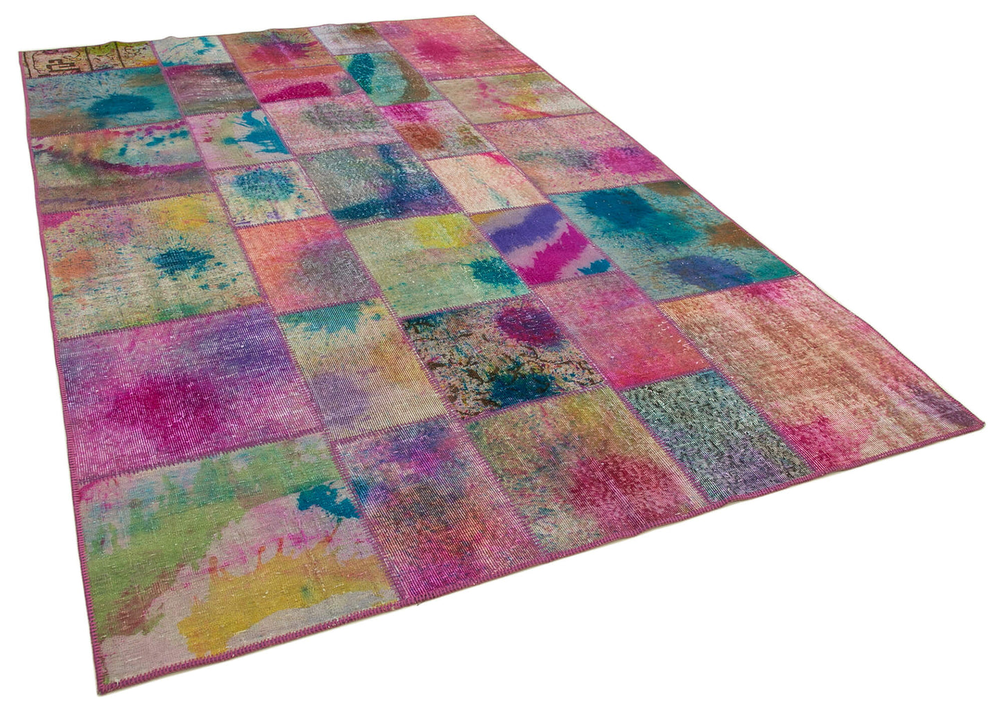 6x10 Multicolor Patchwork Rug - 31570