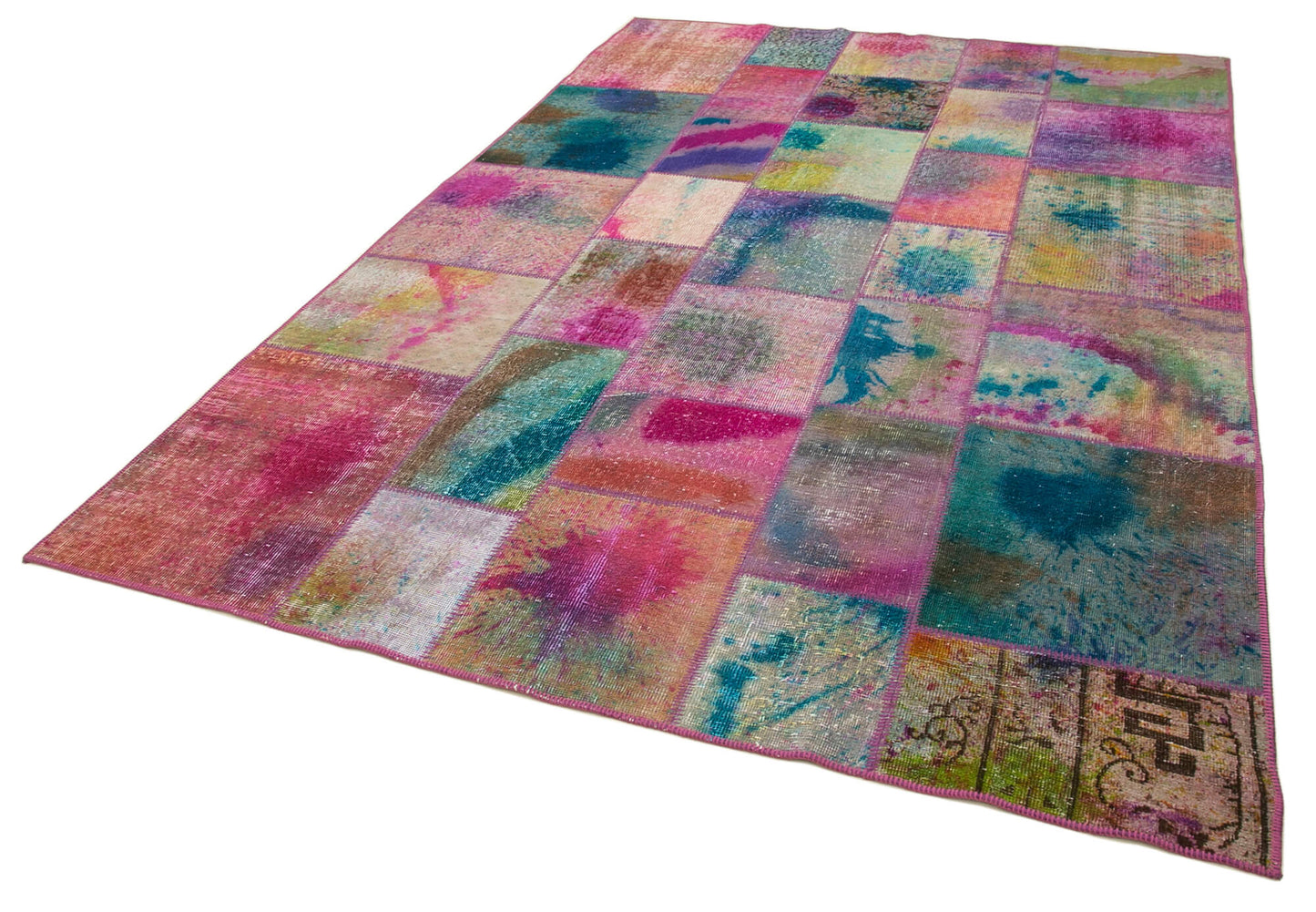 6x10 Multicolor Patchwork Rug - 31570