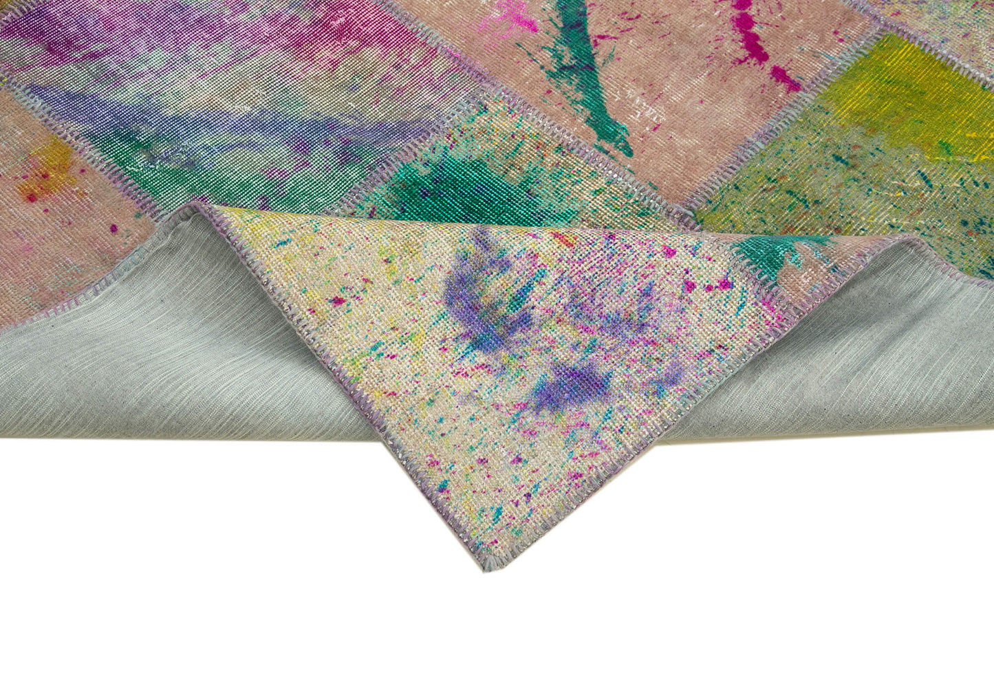 7x10 Multicolor Patchwork Rug - 31575