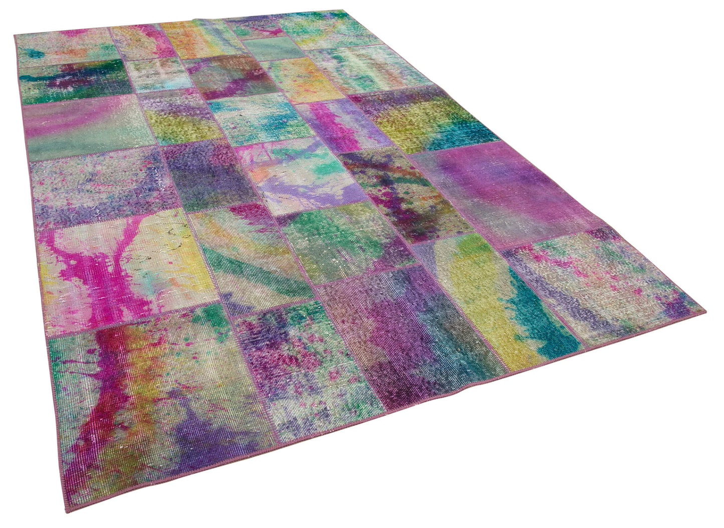 6x10 Multicolor Patchwork Rug - 31592