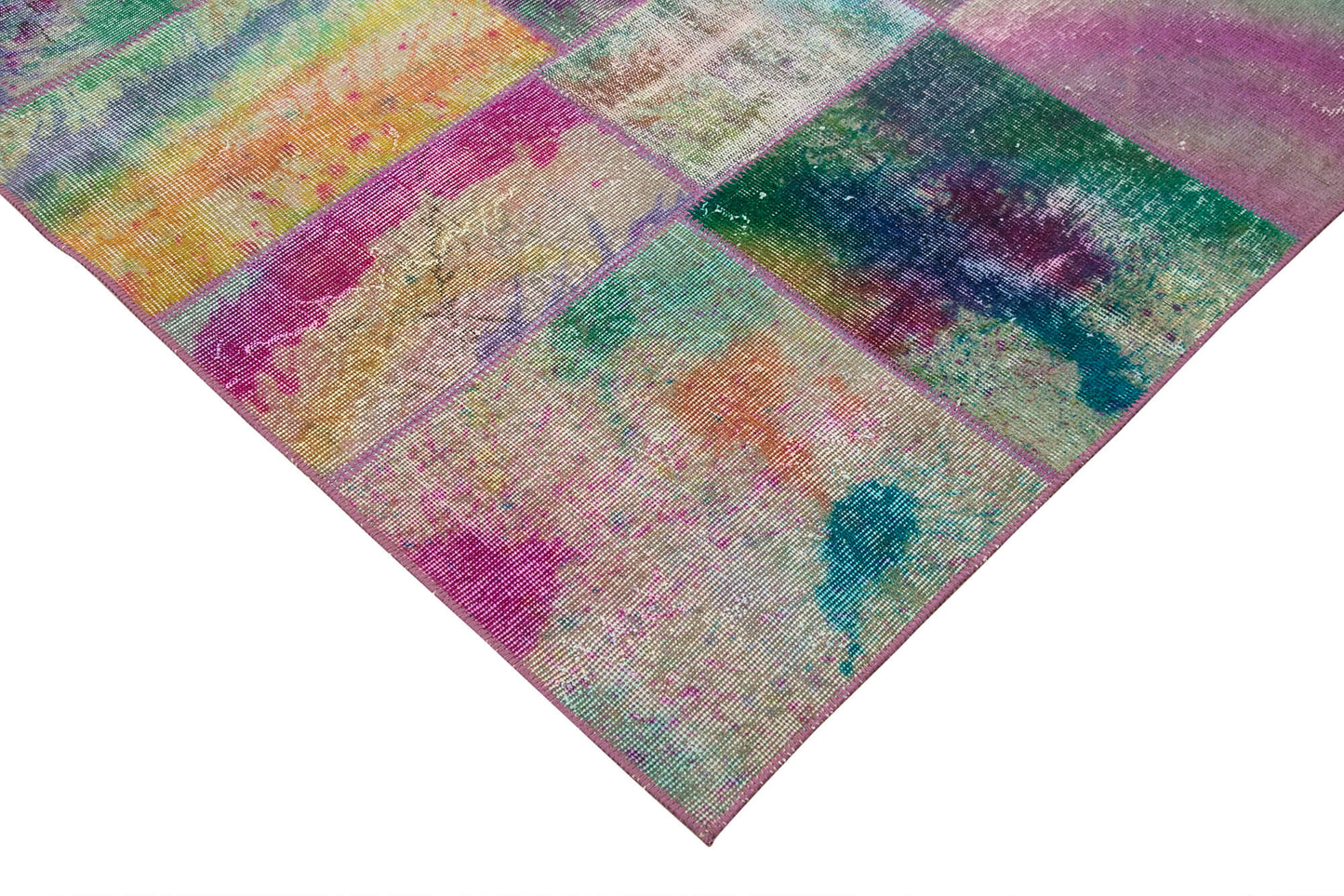 6x10 Multicolor Patchwork Rug - 31592