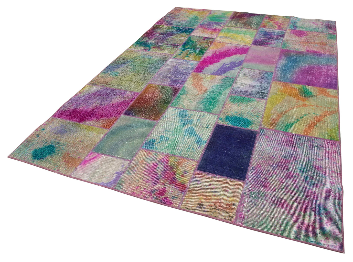 6x10 Multicolor Patchwork Rug - 31595