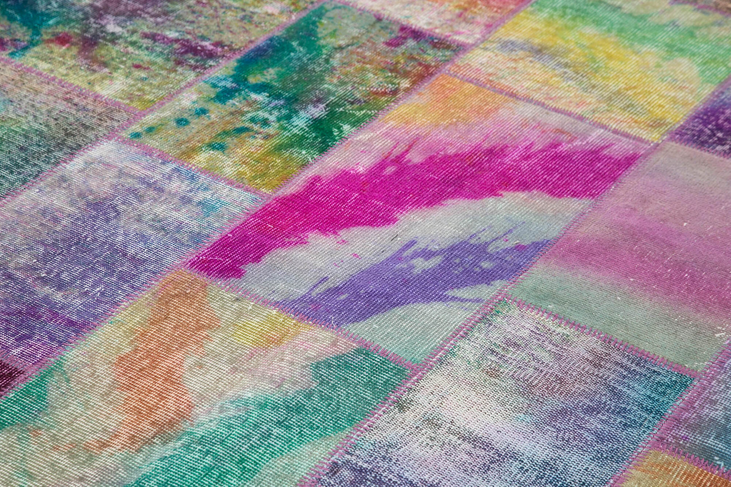 6x10 Multicolor Patchwork Rug - 31595