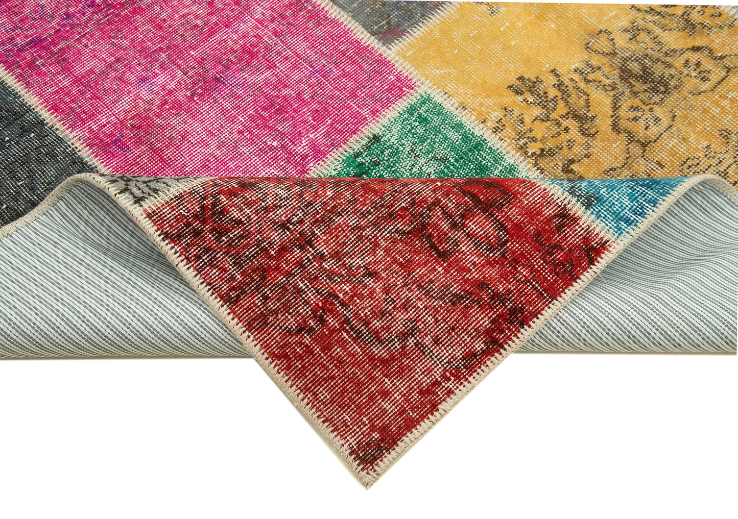 7x10 Multicolor Patchwork Rug - 31604
