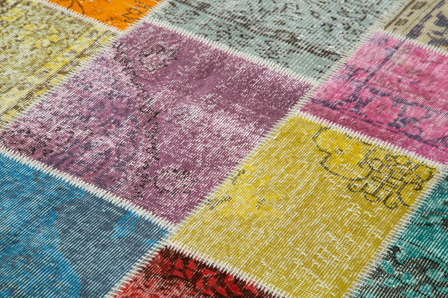 7x10 Multicolor Patchwork Rug - 31608