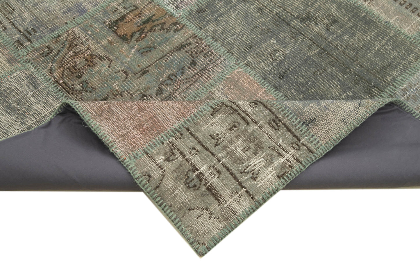6x10 Grey Patchwork Rug - 31617