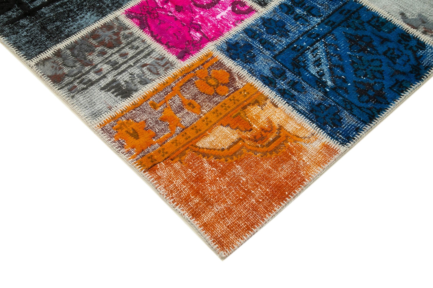 7x10 Multicolor Patchwork Rug - 31620