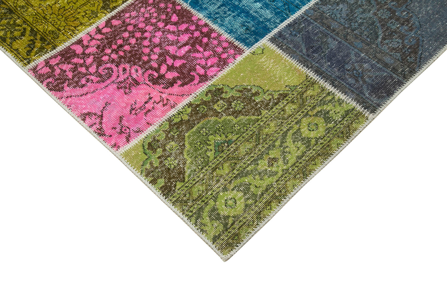 7x10 Multicolor Patchwork Rug - 31651