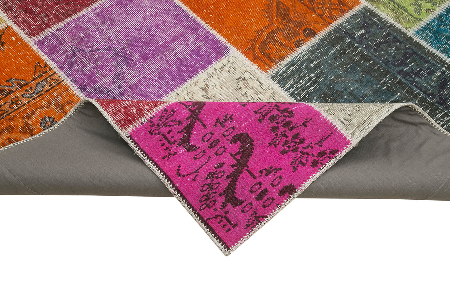 7x10 Multicolor Patchwork Rug - 31651