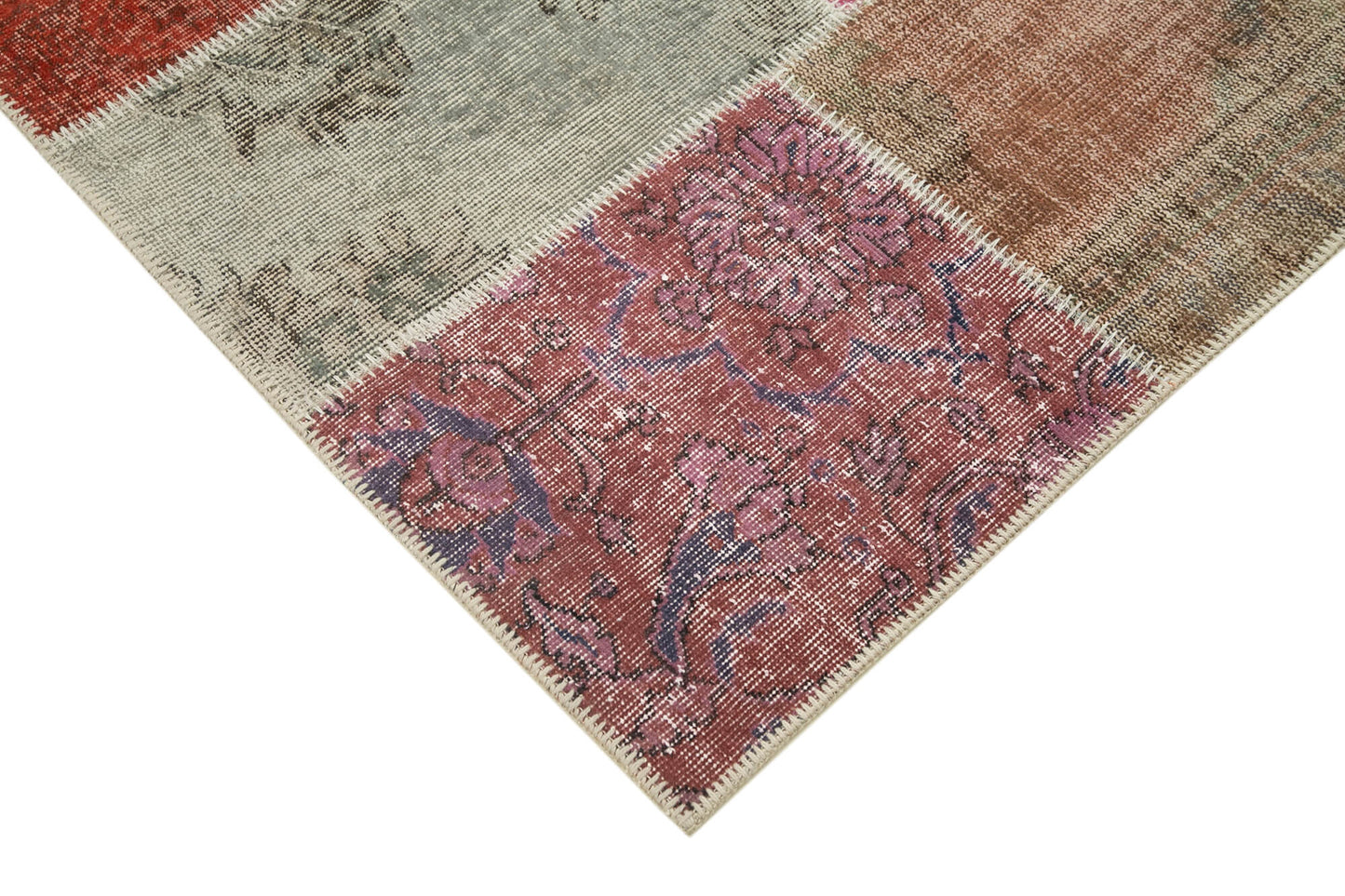 5x7 Multicolor Patchwork Rug - 31684