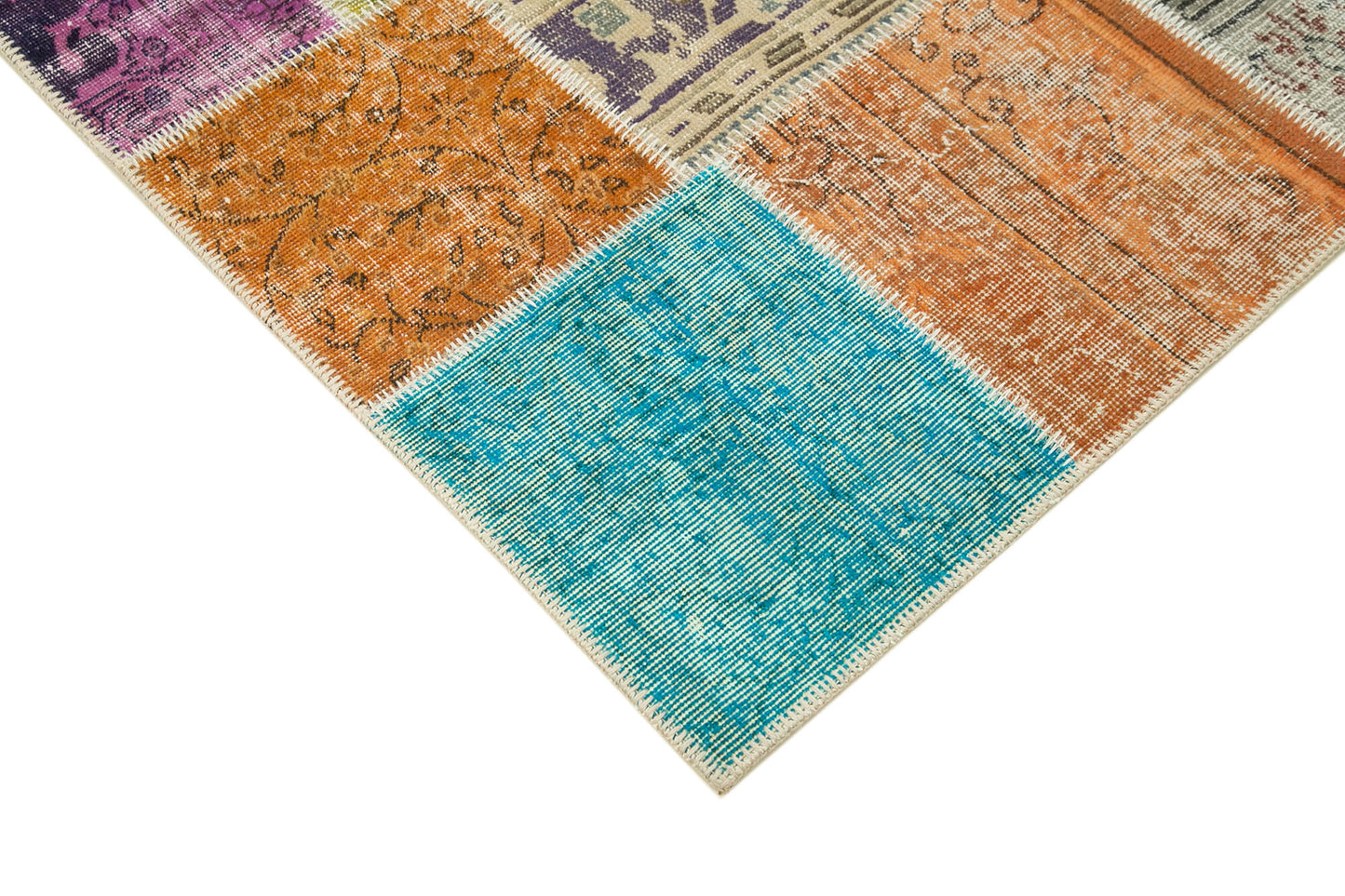5x7 Multicolor Patchwork Rug - 31720