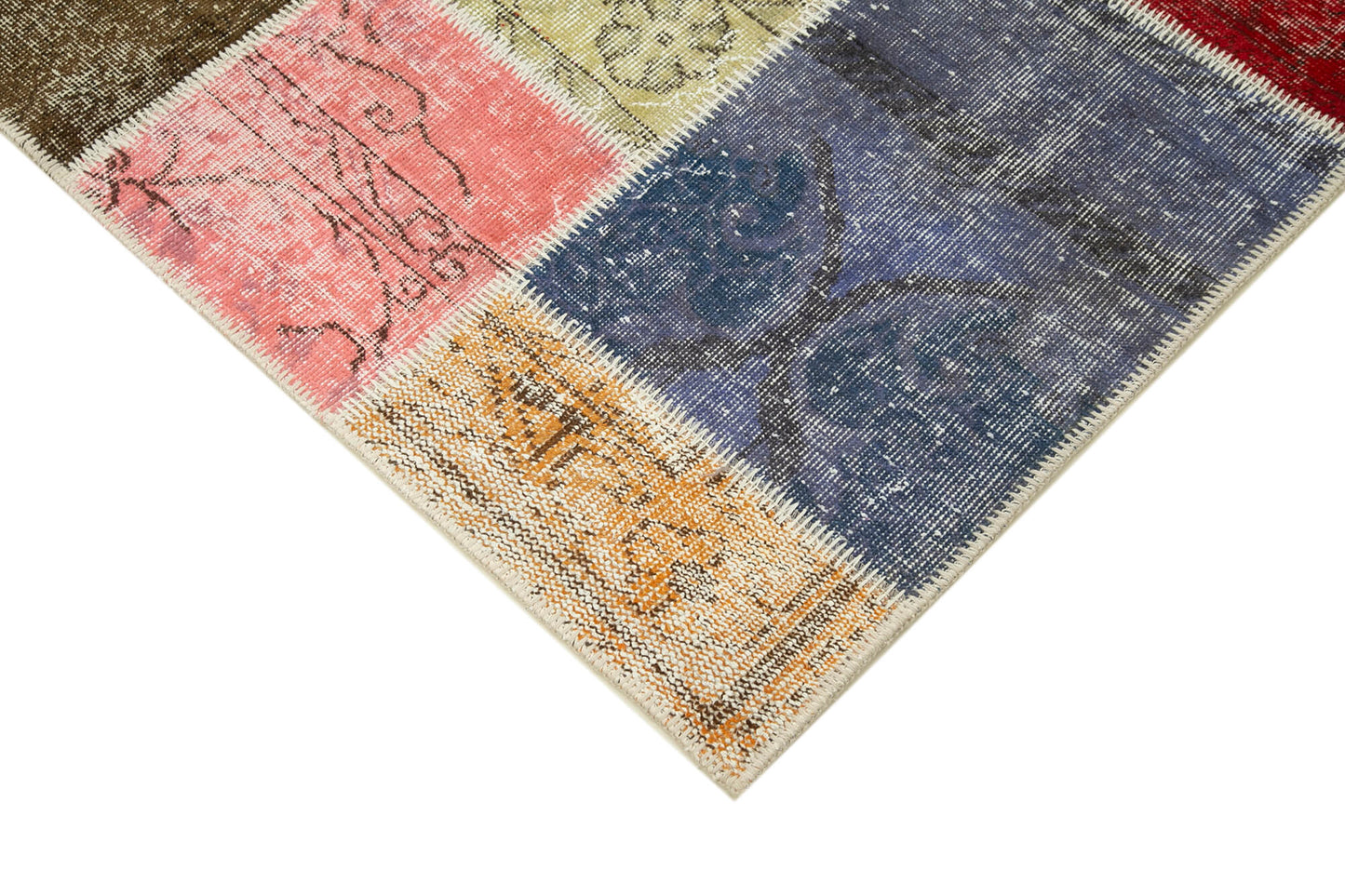 5x7 Multicolor Patchwork Rug - 31747