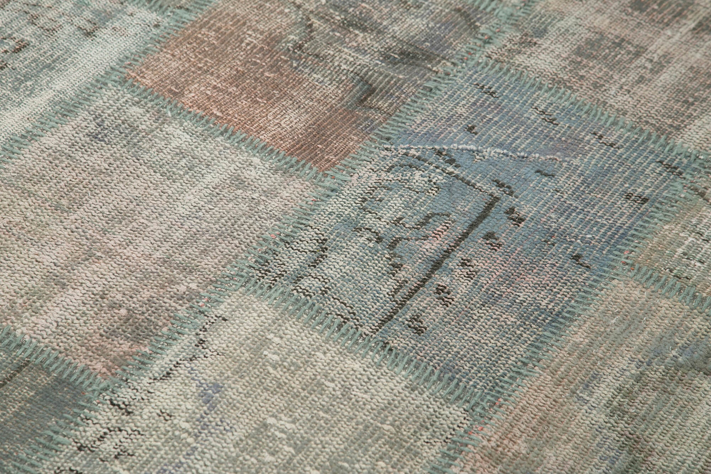 4x7 Grey Patchwork Rug - 31748