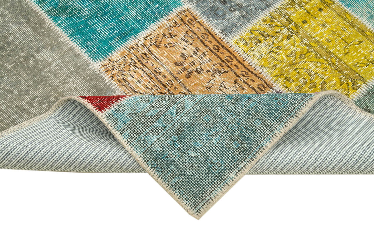 5x7 Multicolor Patchwork Rug - 31749