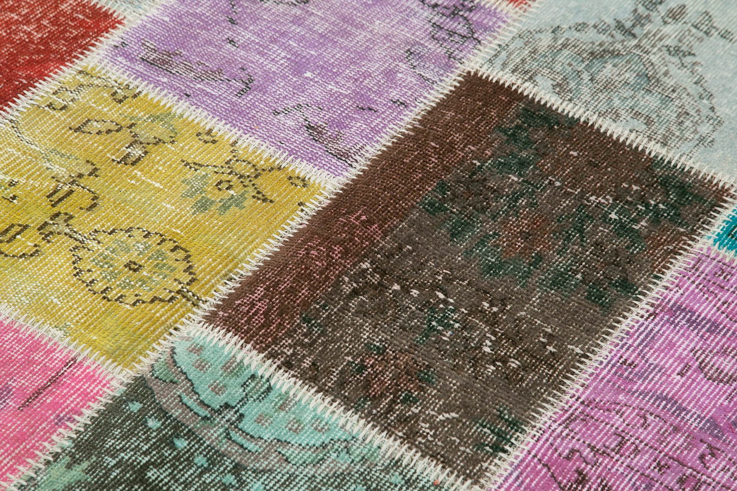 5x7 Multicolor Patchwork Rug - 31752