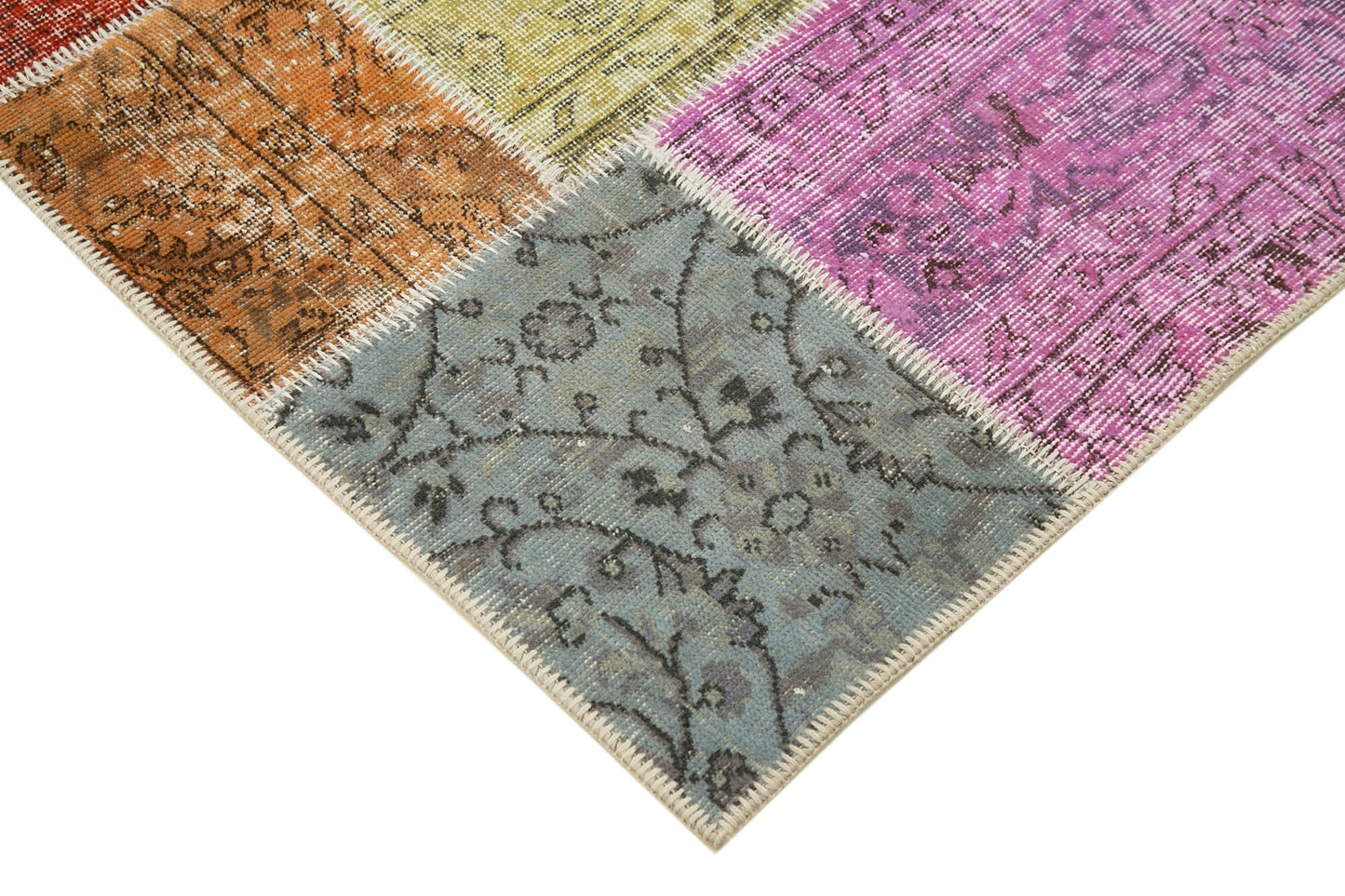 5x7 Multicolor Patchwork Rug - 31767