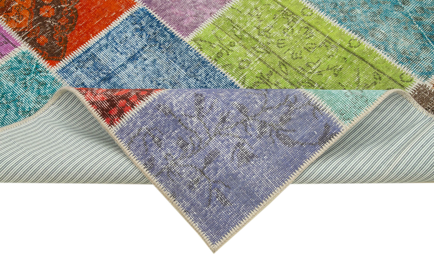 5x7 Multicolor Patchwork Rug - 31767