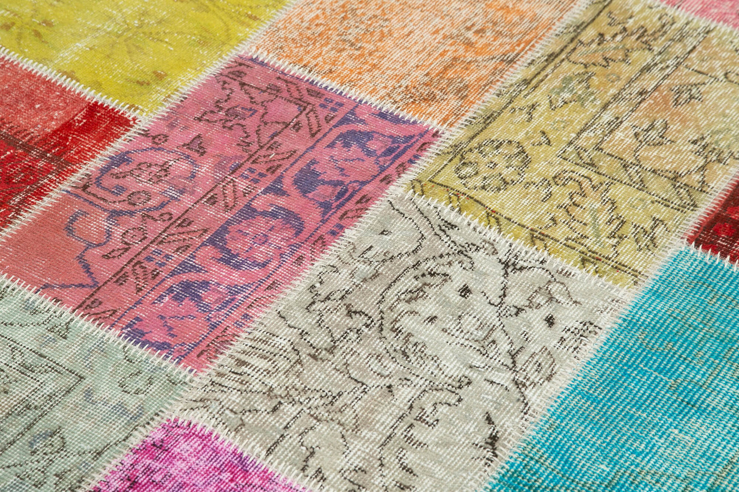 5x7 Multicolor Patchwork Rug - 31769