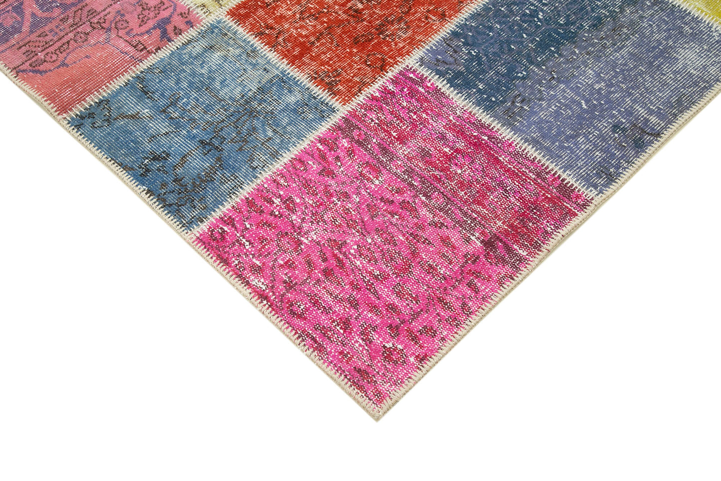 5x7 Multicolor Patchwork Rug - 31770