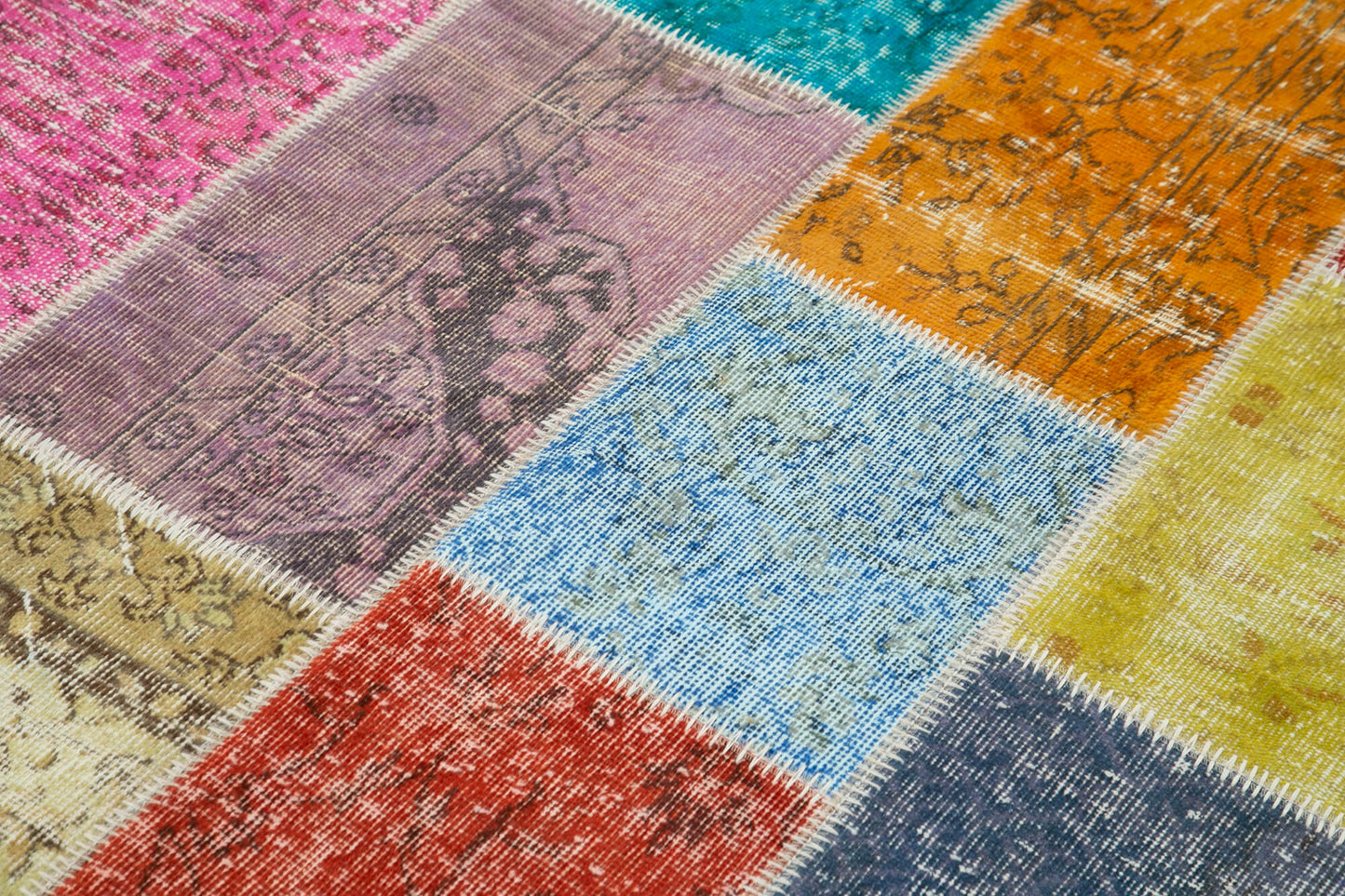 5x7 Multicolor Patchwork Rug - 31770