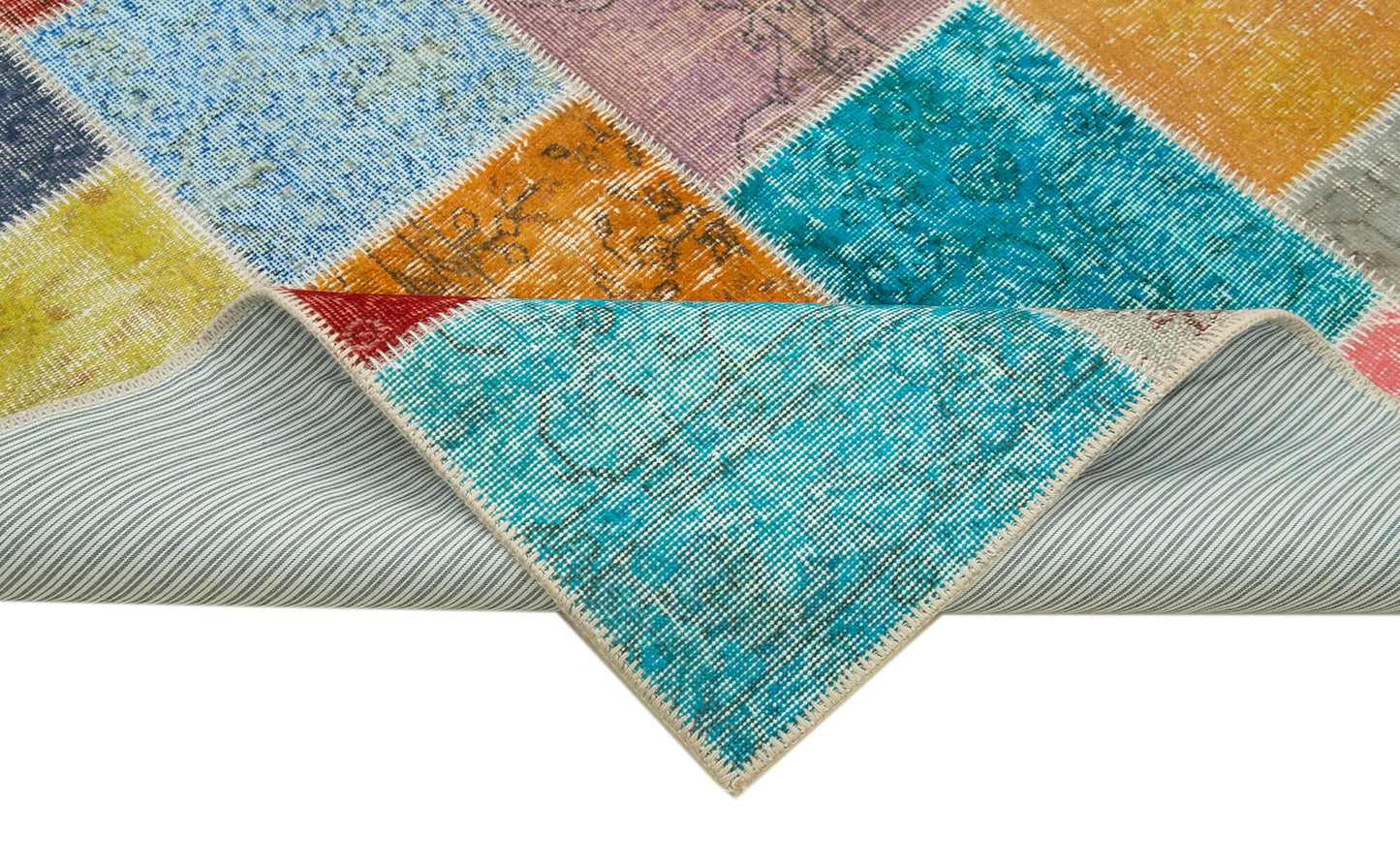 5x7 Multicolor Patchwork Rug - 31770