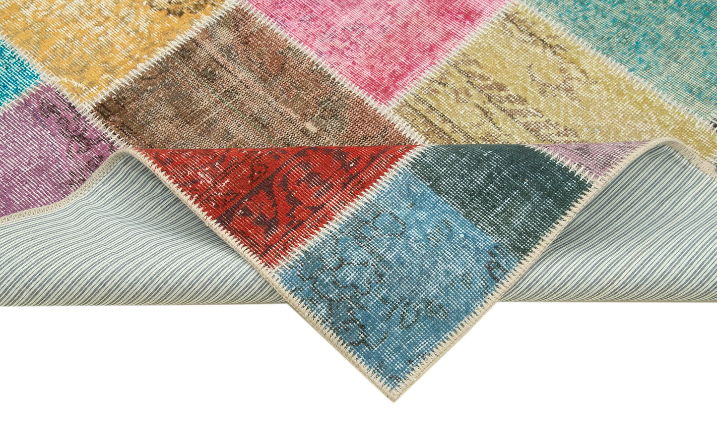 5x7 Multicolor Patchwork Rug - 31772