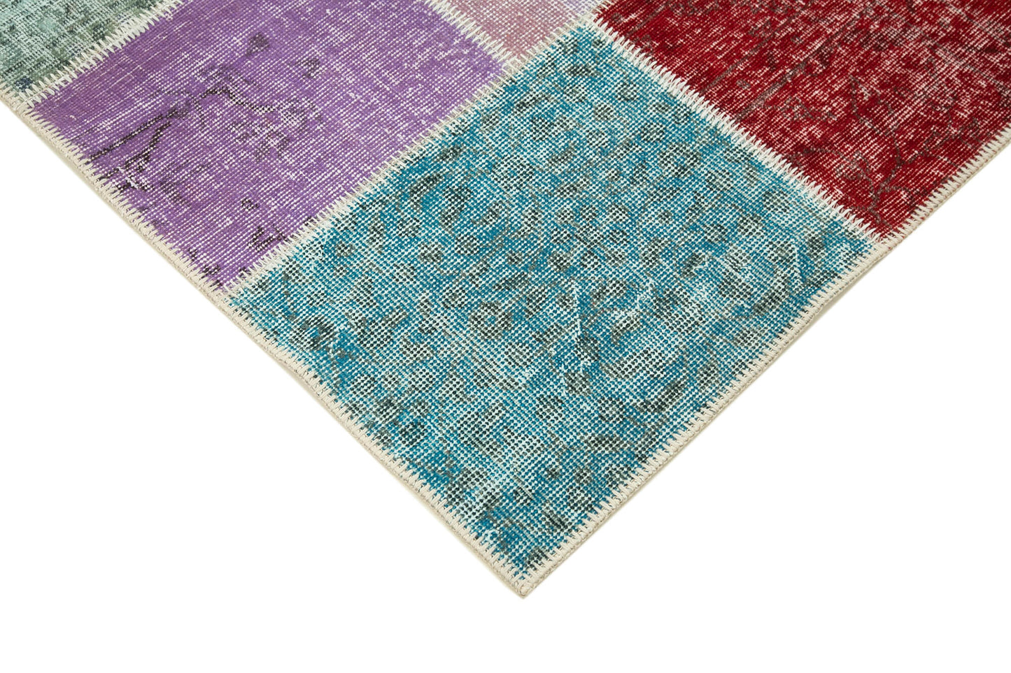 5x7 Multicolor Patchwork Rug - 31773